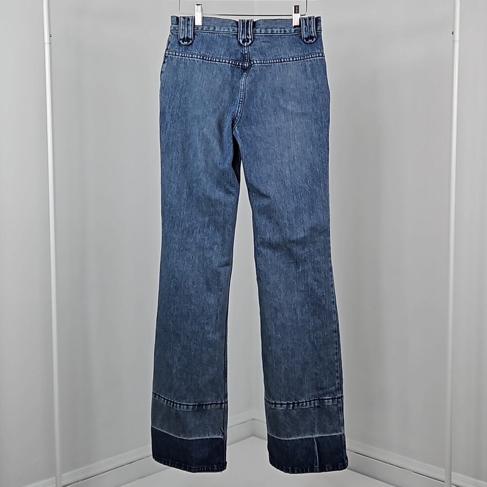 Marc Jacobs Bootcut‎ Mid-Rise Released Hem Denim Blue Jeans | Women's 4 - Picture 3 of 15